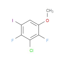 Aobchem&nbsp;3-Chloro-2 4-difluoro-1-iodo-5-methoxybenzene | 97% | CAS 2918846-52-1 | C7H4ClF2IO | 5g