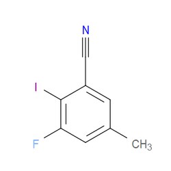 Aobchem&nbsp;3-Fluoro-2-iodo-5-methylbenzonitrile | 95% | CAS 2385724-92-3 | C8H5FIN | 1g
