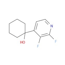 Aobchem&nbsp;1-(2 3-Difluoropyridin-4-yl)cyclohexanol | 97% | CAS 2901103-28-2 | C11H13F2NO | 1g