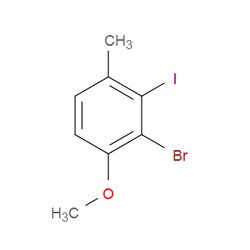Aobchem&nbsp;2-Bromo-3-iodo-1-methoxy-4-methylbenzene | 97% | CAS 2387234-29-7 | C8H8BrIO | 250mg