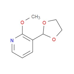 Aobchem&nbsp;3-(1 3-Dioxolan-2-yl)-2-methoxypyridine | 95% | CAS 3002541-26-3 | C9H11NO3 | 250mg