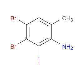 Aobchem&nbsp;3 4-Dibromo-2-iodo-6-methylaniline | 97% | CAS 3031808-67-7 | C7H6Br2IN | 250mg