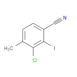 Aobchem&nbsp;3-Chloro-2-iodo-4-methylbenzonitrile | 97% | CAS 2384338-93-4 | C8H5ClIN | 250mg