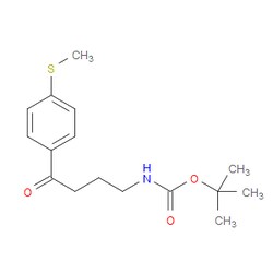 Aobchem Carbamic acid [4-[4-(methylthio)phenyl]-4-oxobutyl]- 1 1-dimethylethyl ester | 95% | CAS 914954-38-4 | C16H23NO3S | 5g | Buy Online | Aobchem | Fisher Scientific