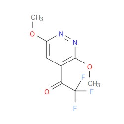 Aobchem&nbsp;1-(3 6-Dimethoxypyridazin-4-yl)-2 2 2-trifluoroethanone | 97% | CAS 2355652-50-3 | C8H7F3N2O3 | 1g