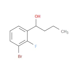 Aobchem&nbsp;1-(3-Bromo-2-fluorophenyl)butan-1-ol | 95% | CAS 1699655-60-1 | C10H12BrFO | 250mg