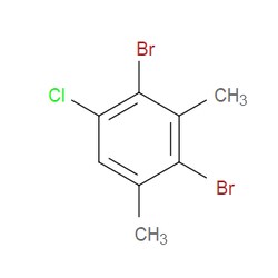 Aobchem&nbsp;2 4-Dibromo-1-chloro-3 5-dimethylbenzene | 95% | CAS 2969485-46-7 | C8H7Br2Cl | 250mg