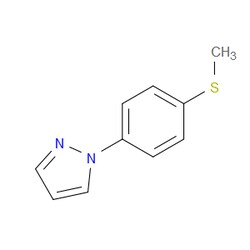 Aobchem 1-[4-(Methylthio)phenyl]-1H-pyrazole | 97% | CAS 572912-93-7 | C10H10N2S | 500mg | Buy Online | Aobchem | Fisher Scientific