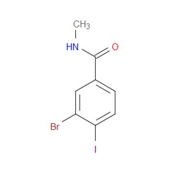 Aobchem&nbsp;3-Bromo-4-iodo-N-methylbenzamide | 97% | CAS 1878619-94-3 | C8H7BrINO | 250mg