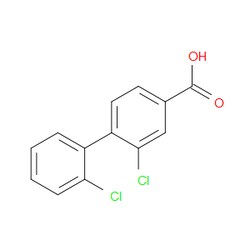 Aobchem&nbsp;2 2 -Dichloro[1 1 -biphenyl]-4-carboxylic acid | 97% | CAS 627910-47-8 | C13H8Cl2O2 | 500mg