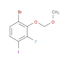 Aobchem&nbsp;1-Bromo-3-fluoro-4-iodo-2-(methoxymethoxy)benzene | 95% | CAS 2901109-51-9 | C8H7BrFIO2 | 5g