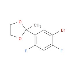 Aobchem 2-(5-Bromo-2 4-difluorophenyl)-2-methyl-1 3-dioxolane | 95% | CAS 2918882-37-6 | C10H9BrF2O2 | 1g | Buy Online | Aobchem | Fisher Scientific