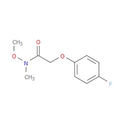 Aobchem&nbsp;2-(4-Fluorophenoxy)-N-methoxy-N-methylacetamide | 97% | CAS 524713-99-3 | C10H12FNO3 | 5g