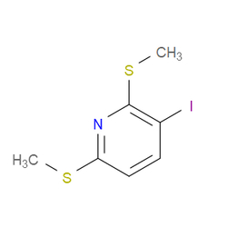 Aobchem&nbsp;3-Iodo-2 6-bis(methylthio)pyridine | 95% | C7H8INS2 | 5g