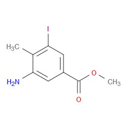 Aobchem&nbsp;Methyl 3-amino-5-iodo-4-methylbenzoate | 97% | CAS 21324-00-5 | C9H10INO2 | 1g