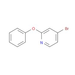 Aobchem&nbsp;4-Bromo-2-phenoxypyridine | 97% | CAS 1353776-73-4 | C11H8BrNO | 500mg
