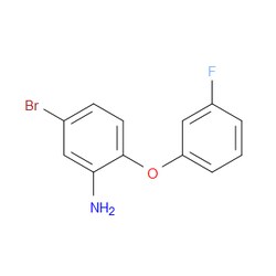 Aobchem&nbsp;5-Bromo-2-(3-fluorophenoxy)benzenamine | 95% | CAS 946665-04-9 | C12H9BrFNO | 250mg