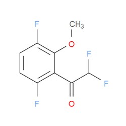 Aobchem&nbsp;1-(3 6-Difluoro-2-methoxyphenyl)-2 2-difluoroethanone | 97% | CAS 1870369-87-1 | C9H6F4O2 | 250mg