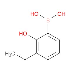 Aobchem&nbsp;(3-Ethyl-2-hydroxyphenyl)boronic acid | 97% | CAS 1462329-57-2 | C8H11BO3 | 250mg