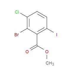 Aobchem&nbsp;Methyl 2-bromo-3-chloro-6-iodobenzoate | 95% | CAS 2385896-78-4 | C8H5BrClIO2 | 5g