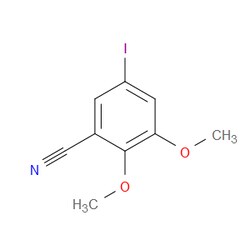 Aobchem&nbsp;5-Iodo-2 3-dimethoxybenzonitrile | 97% | CAS 1803818-06-5 | C9H8INO2 | 500mg
