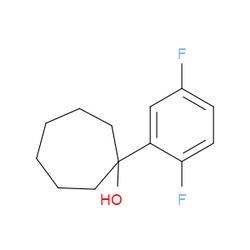 Aobchem&nbsp;1-(2 5-Difluorophenyl)cycloheptanol | 97% | CAS 1341277-64-2 | C13H16F2O | 500mg