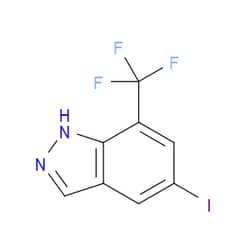 Aobchem&nbsp;5-Iodo-7-(trifluoromethyl)-1H-indazole | 95% | CAS 2918965-66-7 | C8H4F3IN2 | 1g