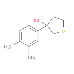 Aobchem&nbsp;3-(3 4-Dimethylphenyl)tetrahydrothiophene-3-ol | 95% | CAS 1535382-51-4 | C12H16OS | 1g