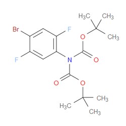 Aobchem&nbsp;N N-Bis(t-Boc) 4-bromo-2 5-difluoroaniline | 97% | CAS 2807466-05-1 | C16H20BrF2NO4 | 500mg