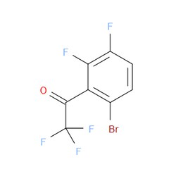 Aobchem&nbsp;1-(6-Bromo-2 3-difluorophenyl)-2 2 2-trifluoroethanone | 95% | CAS 1208076-48-5 | C8H2BrF5O | 250mg