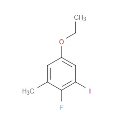 Aobchem&nbsp;5-Ethoxy-2-fluoro-1-iodo-3-methylbenzene | 97% | CAS 2090348-94-8 | C9H10FIO | 1g
