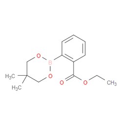 Aobchem&nbsp;2-(2-Ethoxycarbonylphenyl)-5 5-dimethyl-1 3 2-dioxaborinane | 95% | CAS 346656-34-6 | C14H19BO4 | 5g