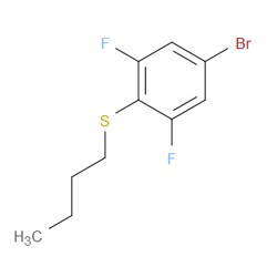 Aobchem&nbsp;(4-Bromo-2 6-difluorophenyl)(butyl)sulfane | 97% | CAS 1149763-63-2 | C10H11BrF2S | 5g