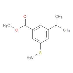 Aobchem&nbsp;Methyl 3-isopropyl-5-(methylthio)benzoate | 97% | CAS 2734775-92-7 | C12H16O2S | 250mg