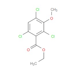 Aobchem&nbsp;Ethyl 2 4 6-trichloro-3-methoxybenzoate | 97% | CAS 2734776-16-8 | C10H9Cl3O3 | 1g