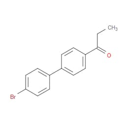Aobchem&nbsp;1-(4 -Bromo-[1 1 -biphenyl]-4-yl)propan-1-one | 97% | CAS 58743-84-3 | C15H13BrO | 500mg