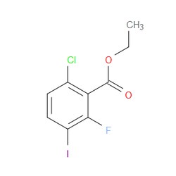 Aobchem&nbsp;Ethyl 6-chloro-2-fluoro-3-iodobenzoate | 97% | CAS 2384435-68-9 | C9H7ClFIO2 | 250mg