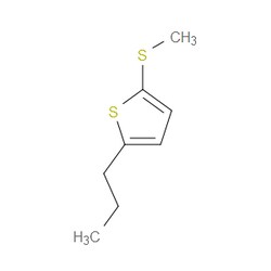 Aobchem&nbsp;2-(Methylthio)-5-propylthiophene | 97% | CAS 2901102-51-8 | C8H12S2 | 500mg