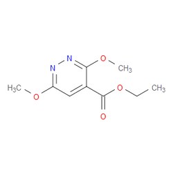 Aobchem&nbsp;3 6-Dimethoxy-4-pyridazinecarboxylic acid ethyl ester | 95% | CAS 262353-17-3 | C9H12N2O4 | 500mg