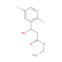 Aobchem&nbsp;Ethyl 3-(2 5-difluorophenyl)-3-hydroxypropanoate | ≥97% | CAS 1247127-79-2 | C11H12F2O3 | 250mg