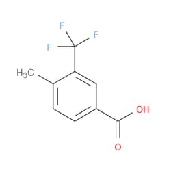 Aobchem&nbsp;4-Methyl-3-(trifluoromethyl)benzoic acid | ≥97% | CAS 261952-01-6 | C9H7F3O2 | 100g