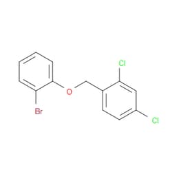 Aobchem&nbsp;1-[(2-Bromophenoxy)methyl]-2 4-dichlorobenzene | ≥95% | CAS 1036572-50-5 | C13H9BrCl2O | 25g