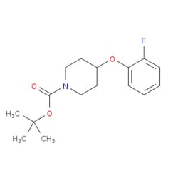 Aobchem&nbsp;1 1-Dimethylethyl 4-(2-fluorophenoxy)-1-piperidinecarboxylate | ≥95% | CAS 944808-08-6 | C16H22FNO3 | 1g