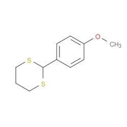 Aobchem&nbsp;2-(4-Methoxyphenyl)-1 3-dithiane | ≥95% | CAS 24588-72-5 | C11H14OS2 | 10g