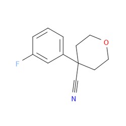 Aobchem&nbsp;4-(3-Fluorophenyl)tetrahydro-2H-pyran-4-carbonitrile | ≥95% | CAS 1035261-79-0 | C12H12FNO | 1g