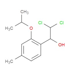 Aobchem&nbsp;2 2-Dichloro-1-(2-isopropoxy-4-methylphenyl)ethanol | ≥95% | CAS 2734773-45-4 | C12H16Cl2O2 | 5g