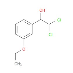 Aobchem&nbsp;2 2-Dichloro-1-(3-ethoxyphenyl)ethanol | ≥95% | CAS 2734776-31-7 | C10H12Cl2O2 | 500mg