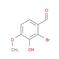 Aobchem&nbsp;2-Bromo-3-hydroxy-4-methoxybenzaldehyde | ≥97% | CAS 2973-58-2 | C8H7BrO3 | 25g