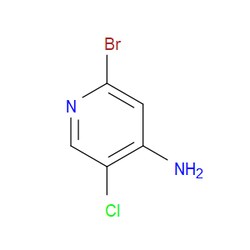 Aobchem&nbsp;2-Bromo-5-chloropyridin-4-amine | ≥95% | CAS 1060815-72-6 | C5H4BrClN2 | 5g