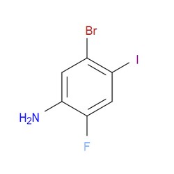 Aobchem&nbsp;5-Bromo-2-fluoro-4-iodoaniline | ≥95% | CAS 1823935-28-9 | C6H4BrFIN | 1g